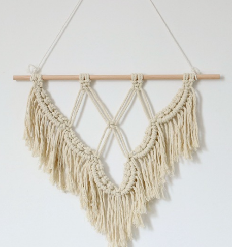 Boho macrame wall hanging – view 2