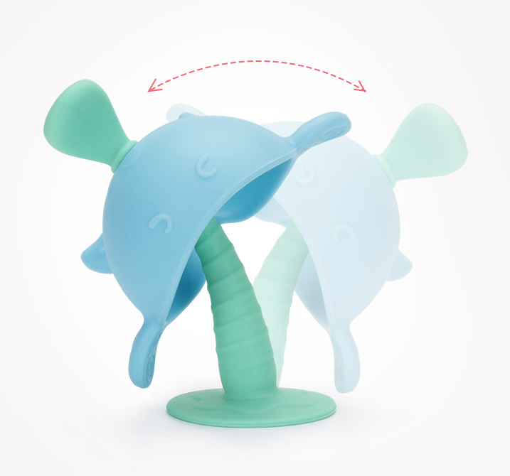 Whale Silicone Baby Teether 6