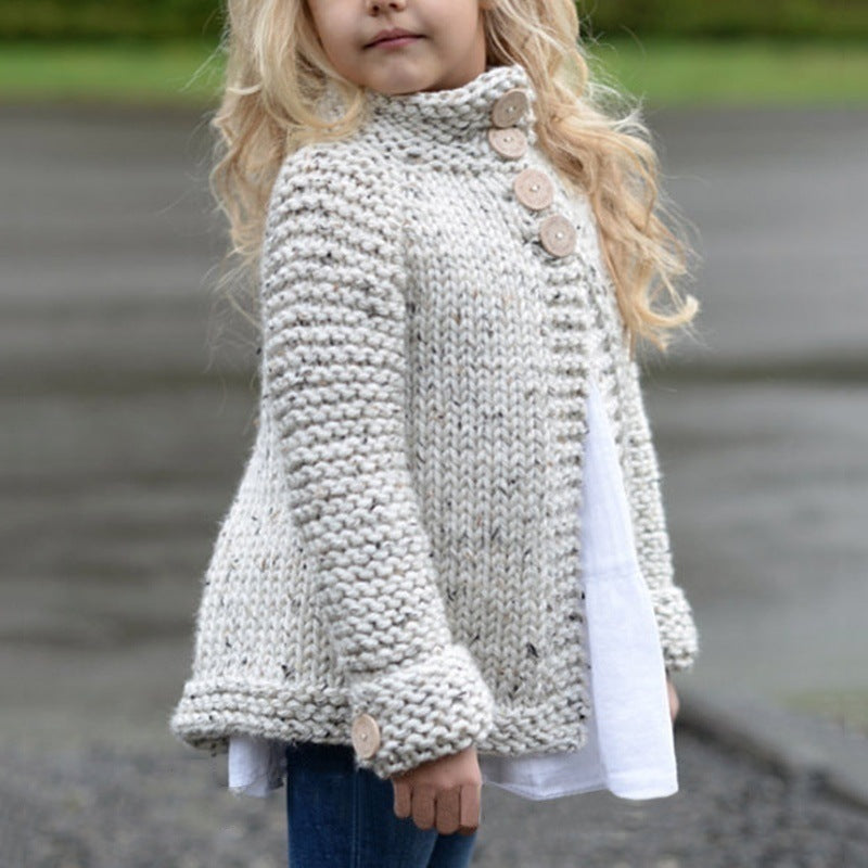 Girls' Chunky Knit Cardigan – view 4