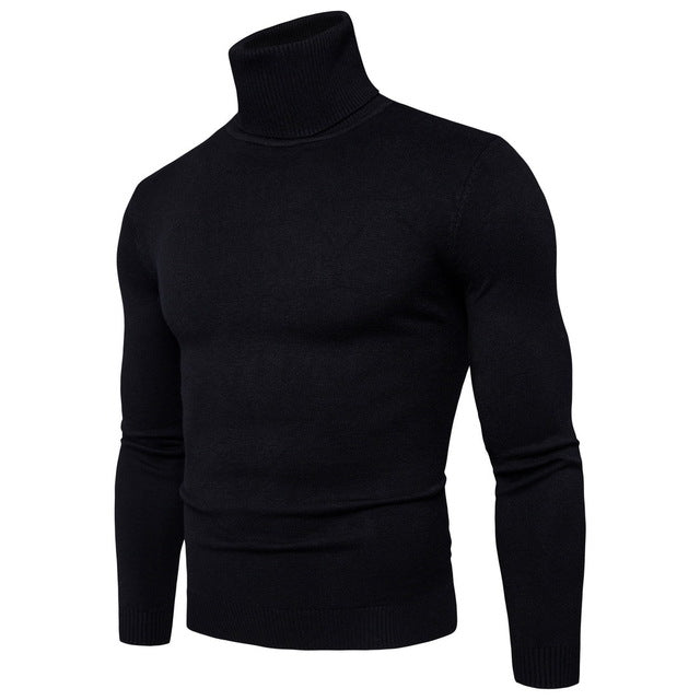 Men's Slim Thermal Turtleneck Sweater – view 2