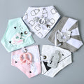Cotton Bandana Bib with Silicone Teether 1