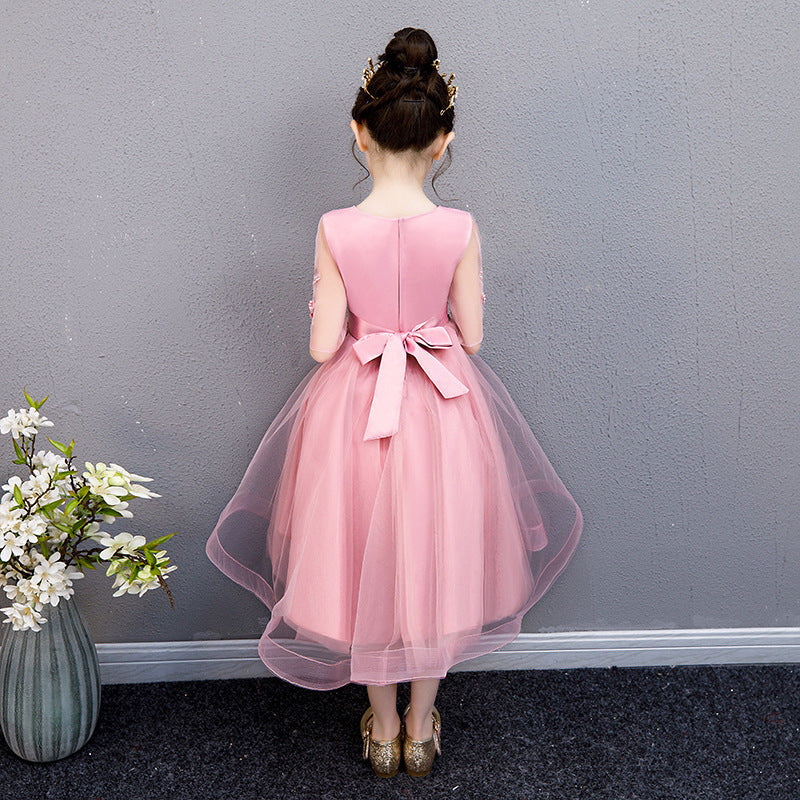 Girls' Sleeveless Tulle Princess Party Dress - view 4