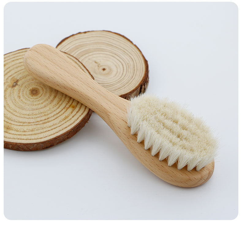 Wooden Baby Brush and Comb Set 2