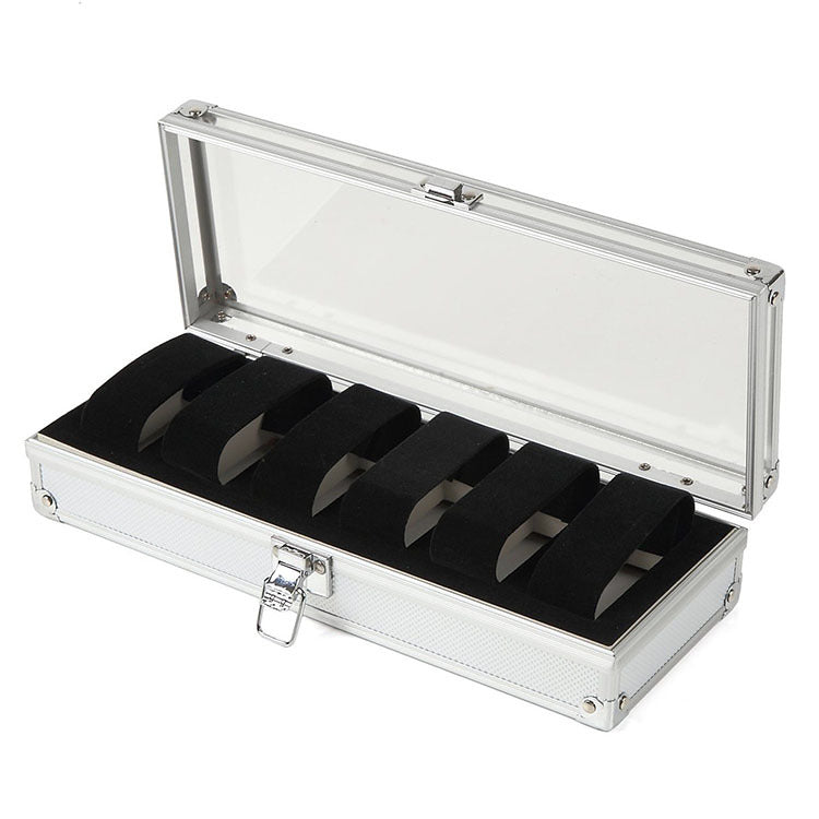 Silver jewelry storage box – view 3