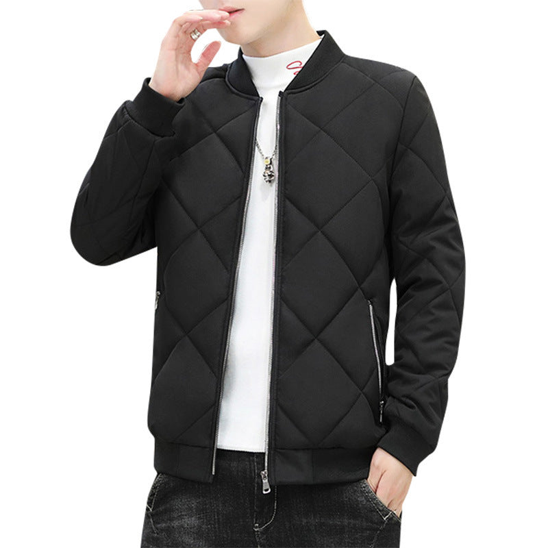 Men's Lightweight Quilted Bomber Jacket - view 2