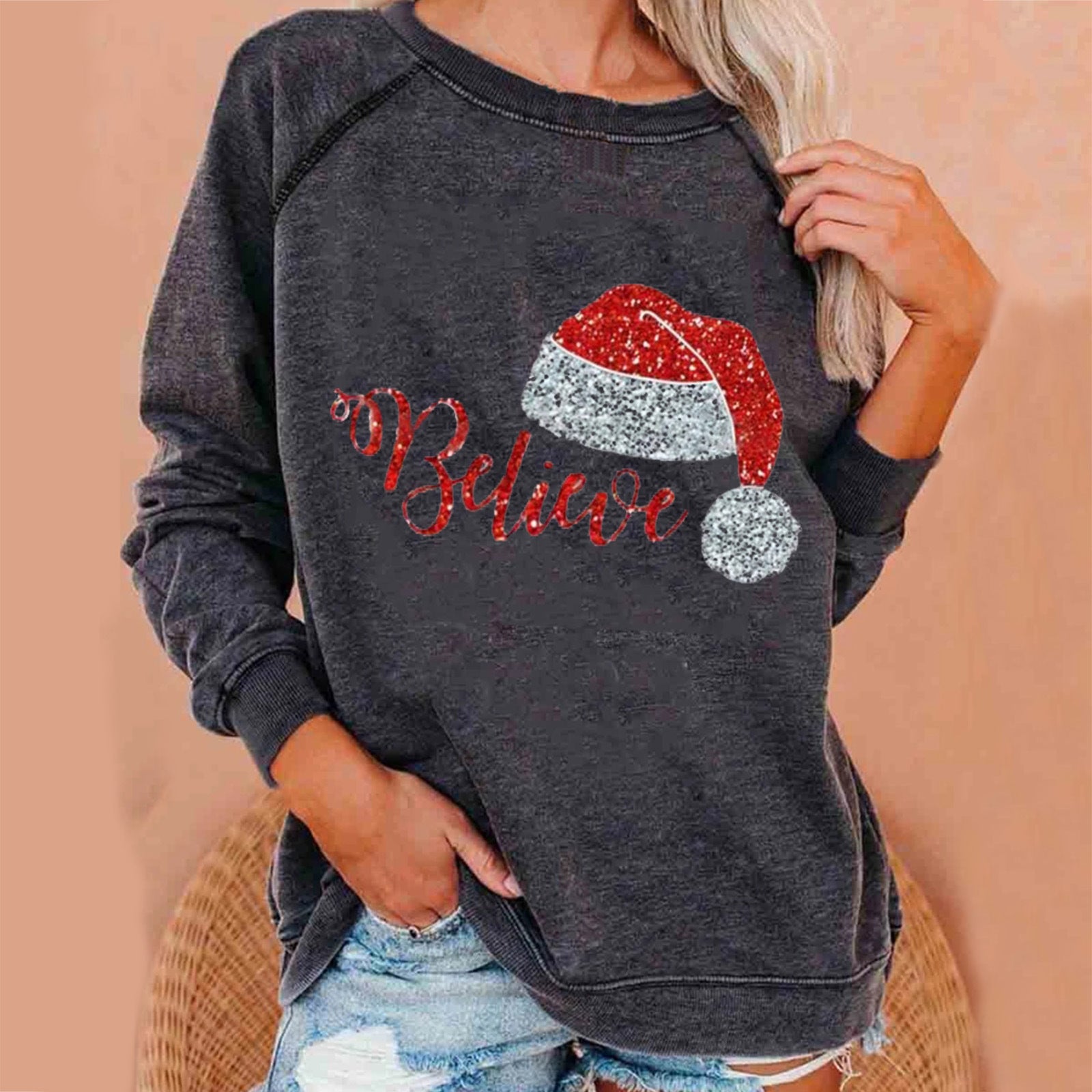 Printed Fleece Hoodie detail