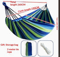 Striped Canvas Camping Hammock - view 10