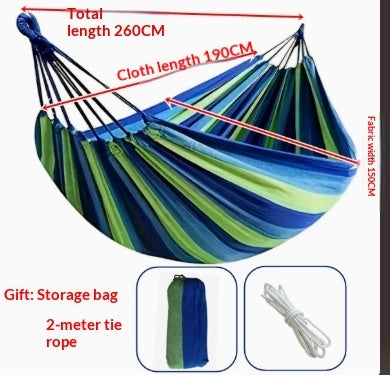 Striped Canvas Camping Hammock - view 10