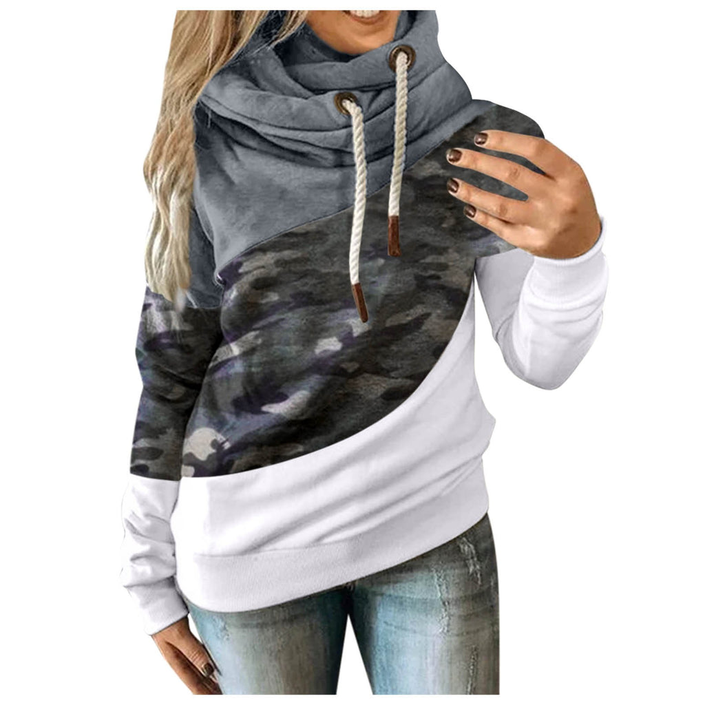 Women's Camo Colour Block Hoodie – view 6