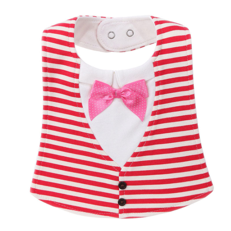 Bow Tie Waterproof Baby Bib 7
