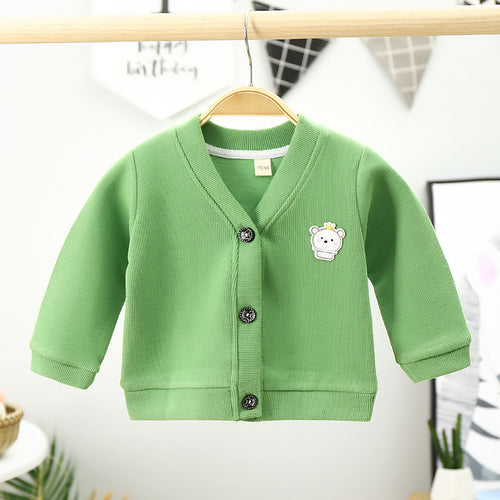 Baby Knit Button Cardigan – view 2