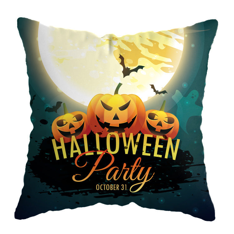 Halloween Linen Pillow Cover – view 2