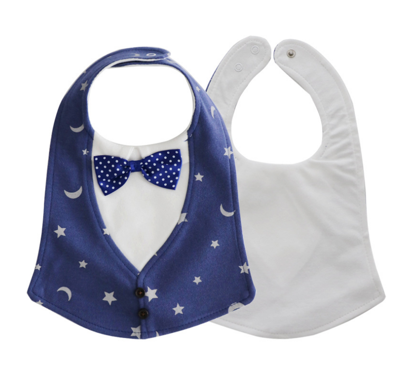 Bow Tie Waterproof Baby Bib 2