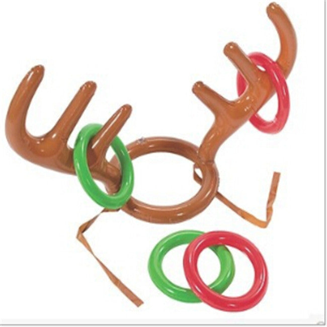 Inflatable Reindeer Antler Ring Toss 4
