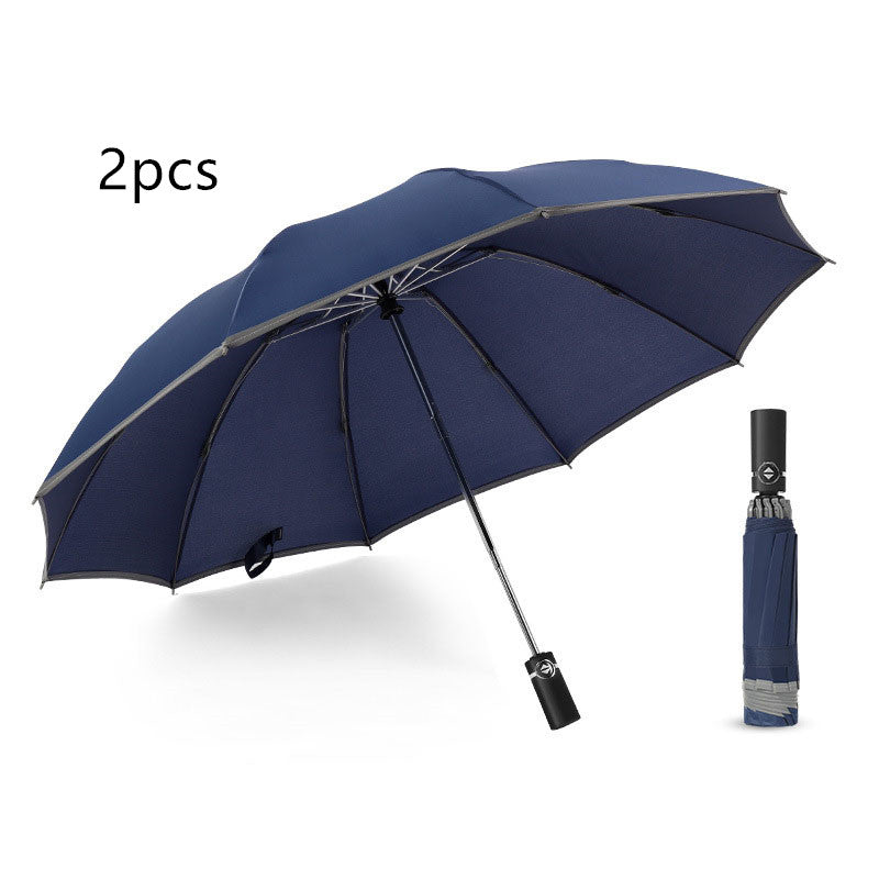 Inverted Windproof Travel Umbrella view 5