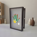 Family handprint photo frame