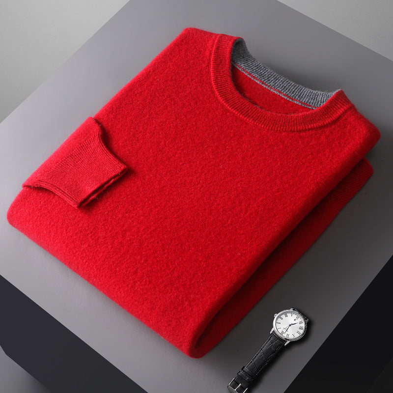 Men's Classic Crewneck Knit Sweater