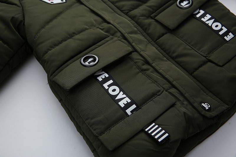 Boys' Faux-Fur Hooded Padded Parka - view 5