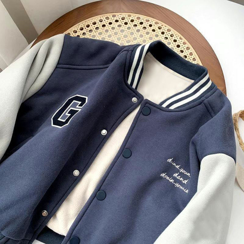 Kids' Varsity Fleece Jacket - view 10