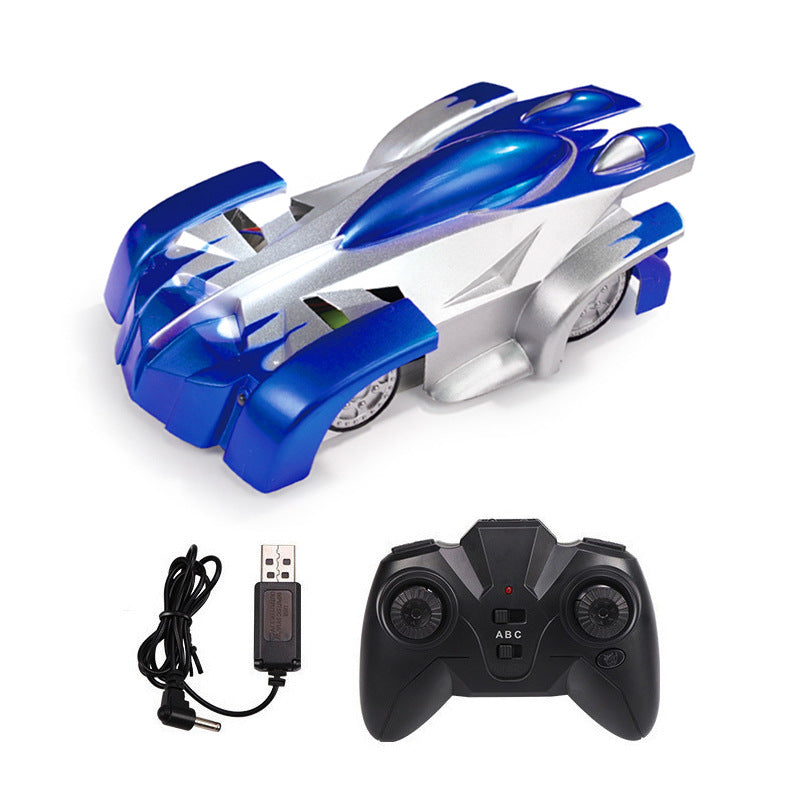 Wall-climbing remote control car