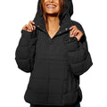 Women's Hooded Quilted Cotton Coat - view 6