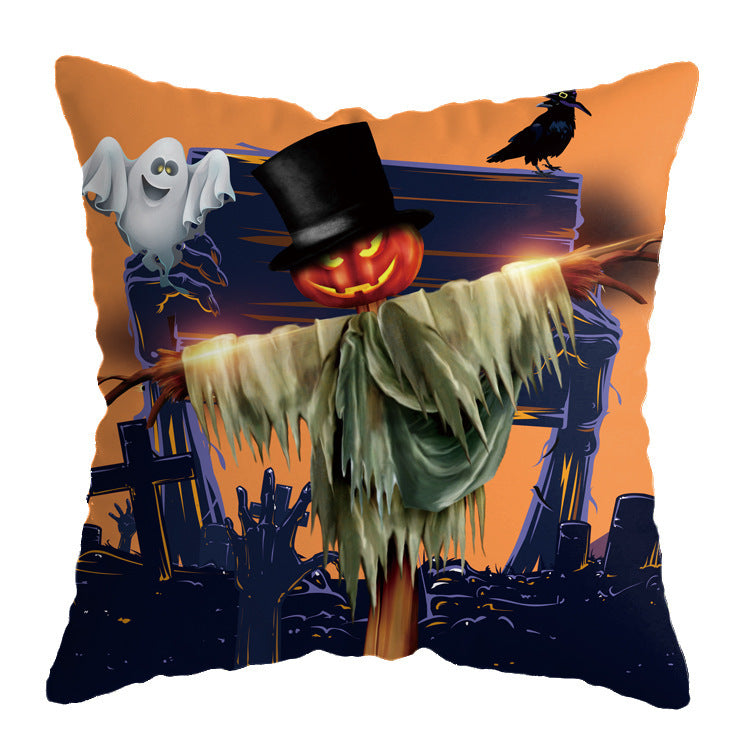 Halloween Linen Pillow Cover – view 8