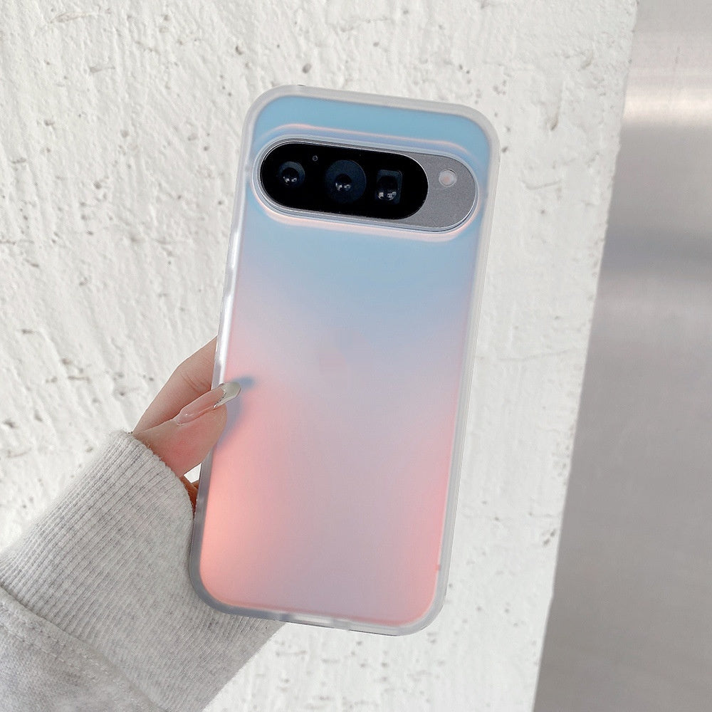 Frosted holographic multicolour phone case