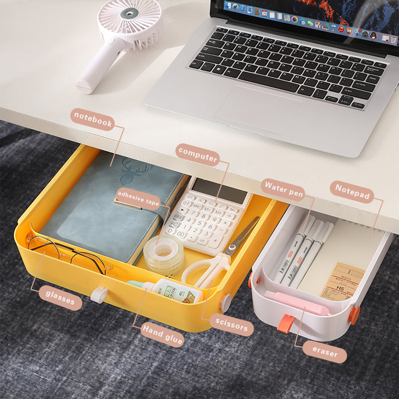 Under-Desk Stick-On Storage Drawer 2
