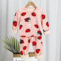 Kids fleece-lined thermal underwear set – view 1