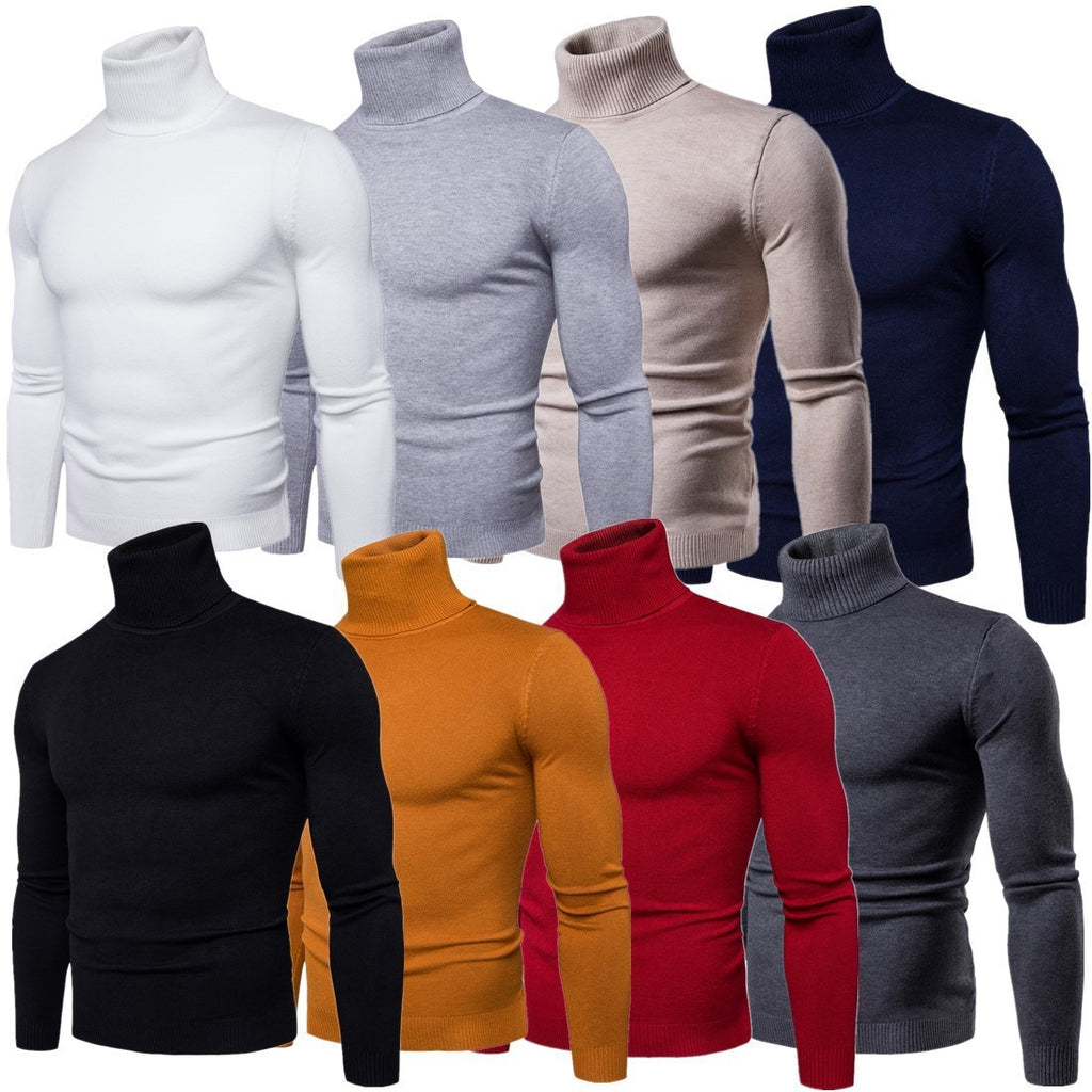 Men's Slim Thermal Turtleneck Sweater – view 1