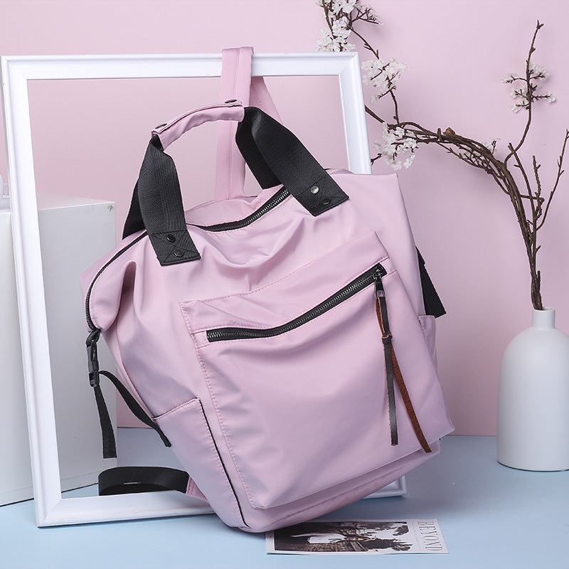 Pink teen laptop backpack for school