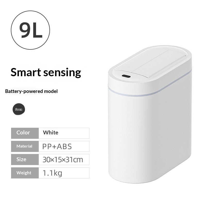 Sensor bathroom trash can
