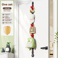 Over-door clothes hook rack