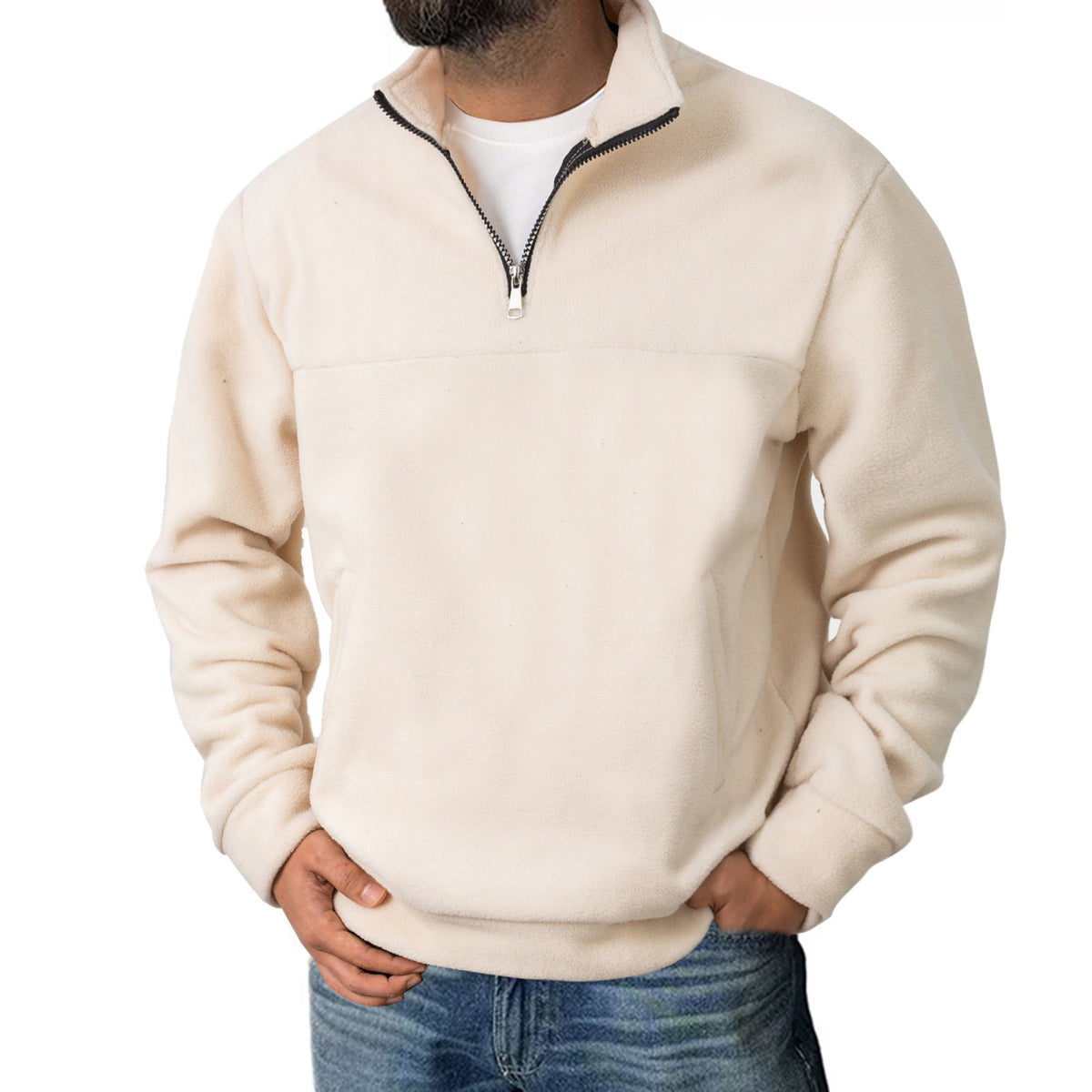 Men's Half-Zip Fleece Pullover - view 4