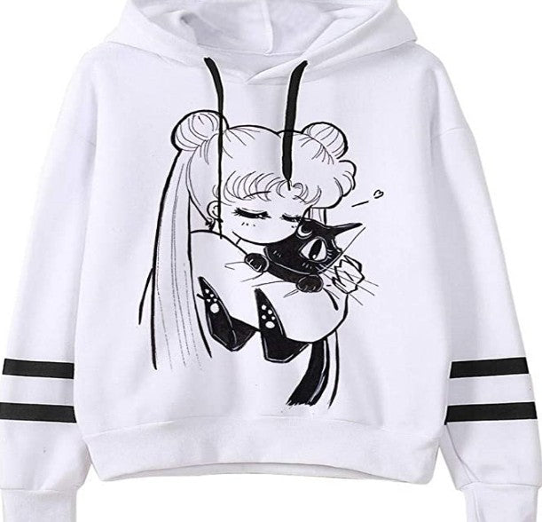 Loose Fleece Pullover Hoodie view 2