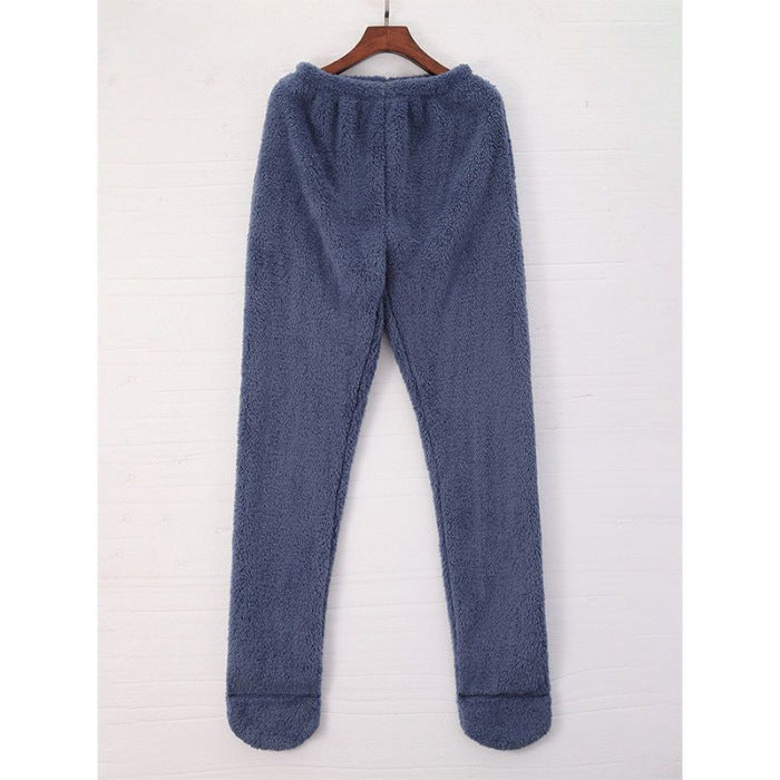 Women's Coral Fleece Footed Lounge Pants – view 4