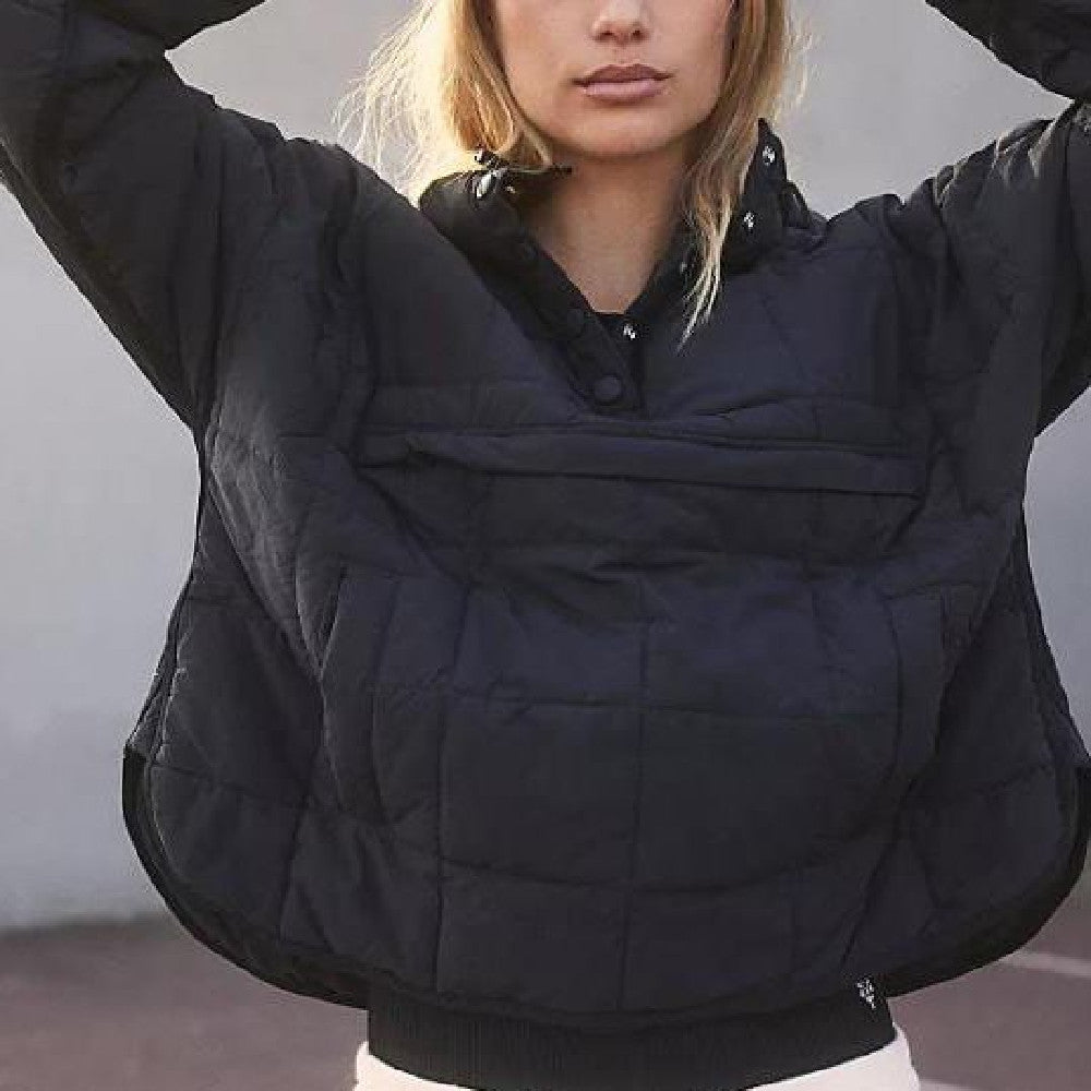 Women's Hooded Quilted Cotton Coat