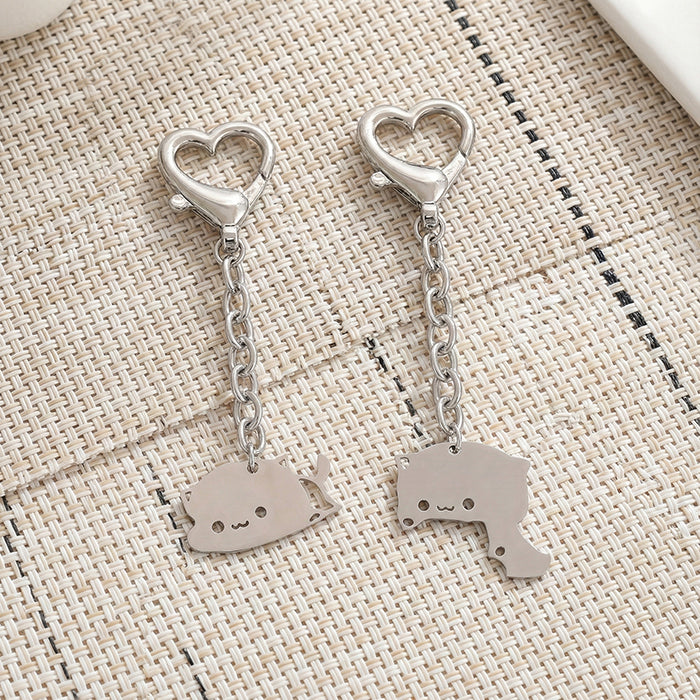 Matching Cat Couple Keychains view 5