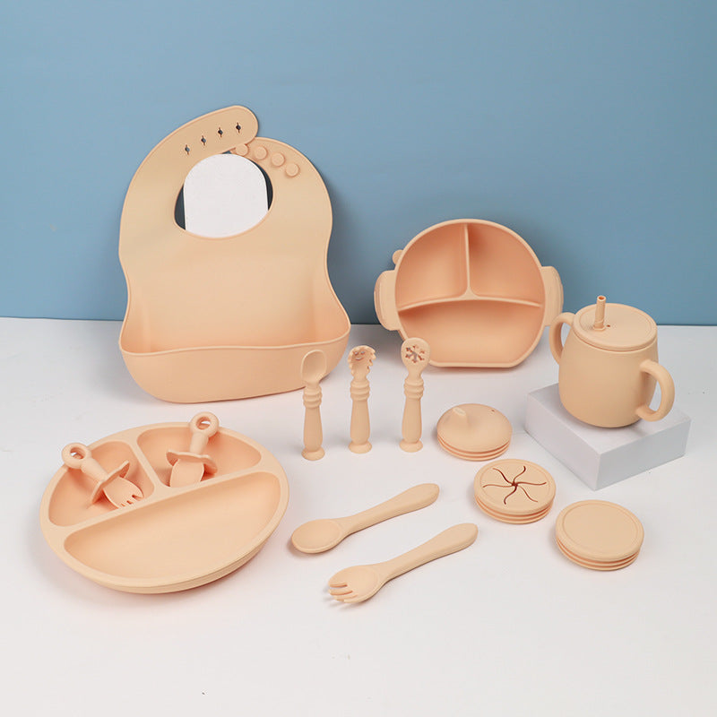 Silicone Baby Feeding Set detail