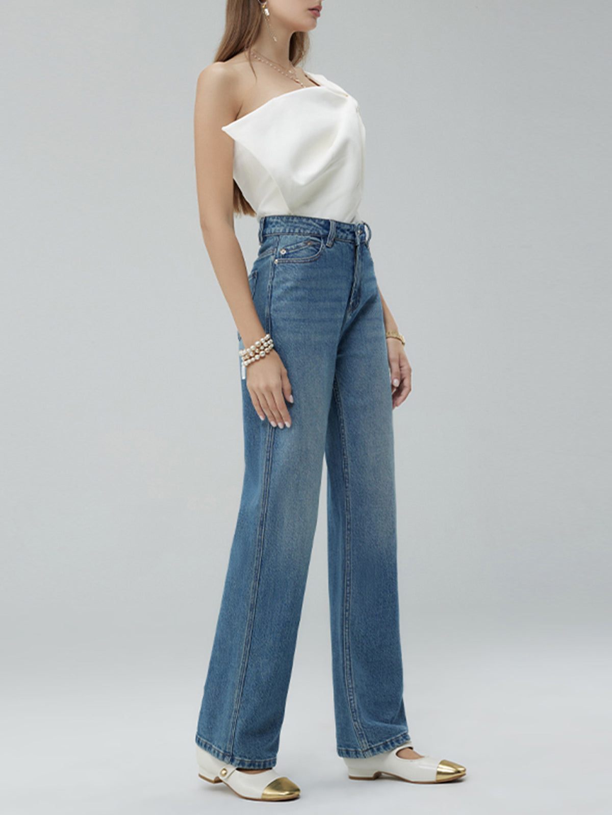 Women's High-Rise Wide-Leg Jeans - view 10