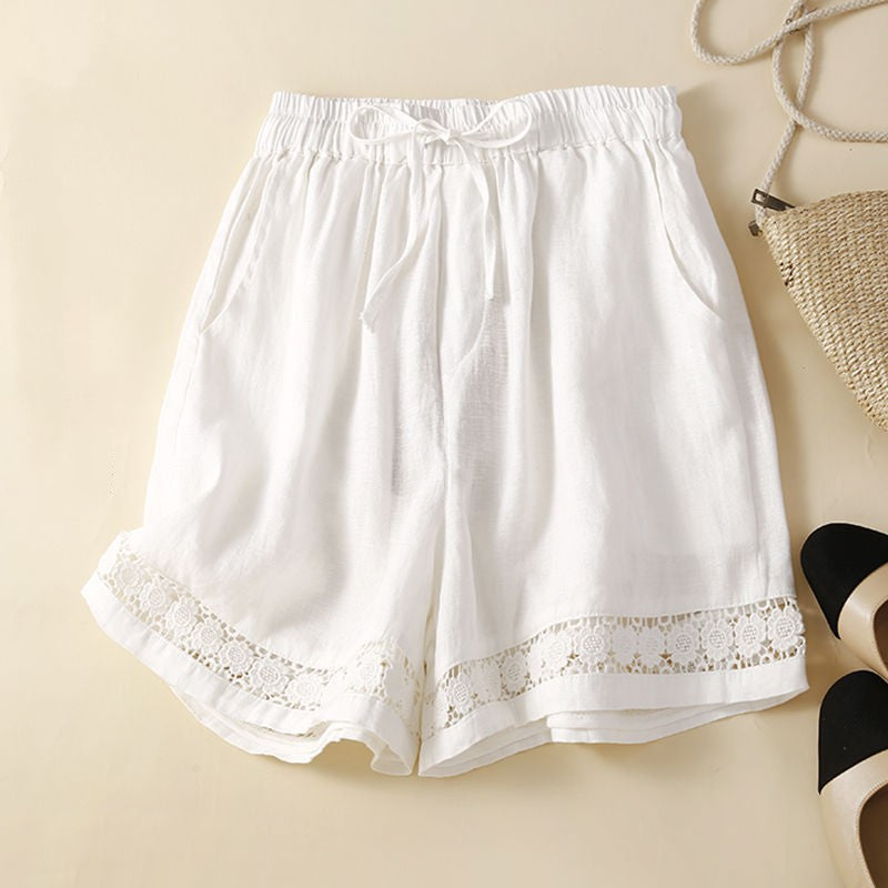 Thin Linen Shorts