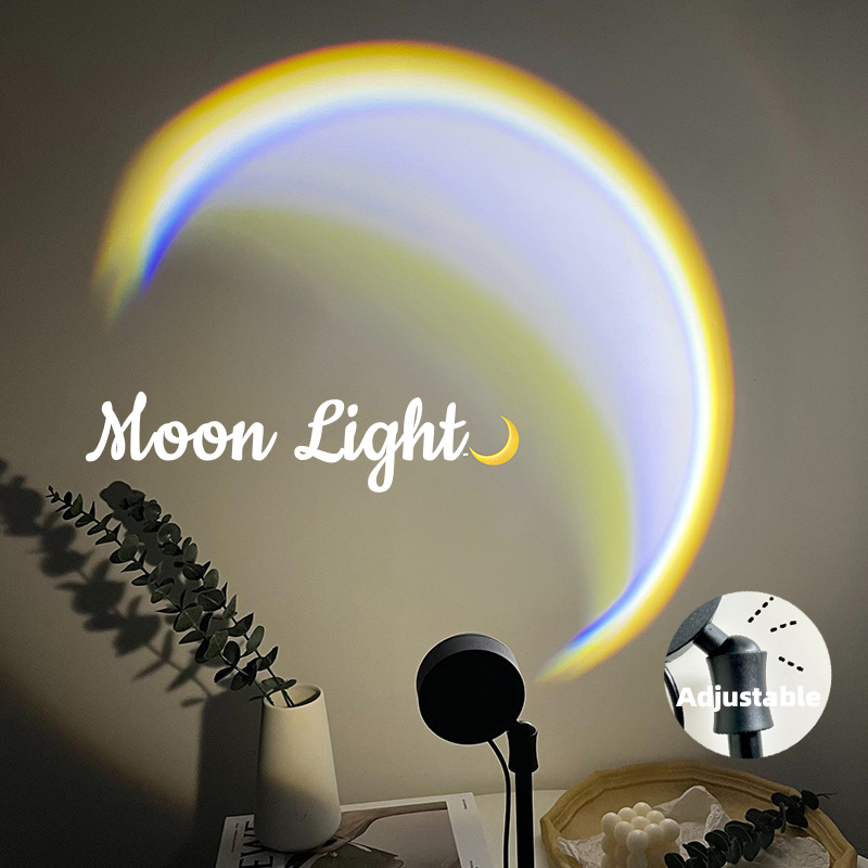 USB Moon Sunset Projection Lamp 1