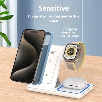 15W 3-in-1 Wireless Charger Stand