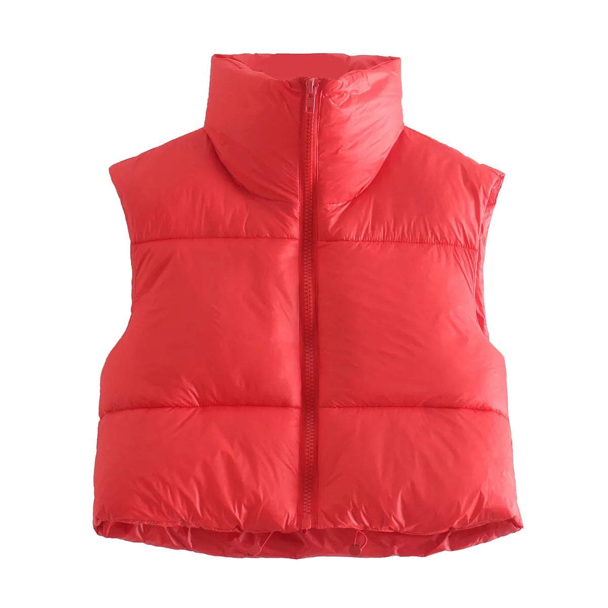 Women's cropped puffer vest – view 13