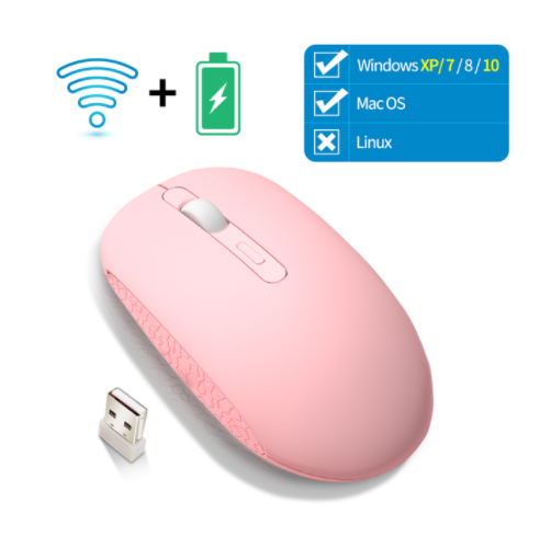Silent rechargeable Bluetooth wireless mouse – view 4