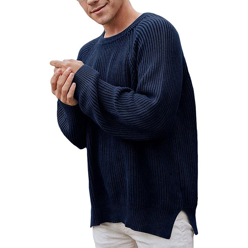 Men's Ribbed Crew Neck Pullover Sweater – view 2