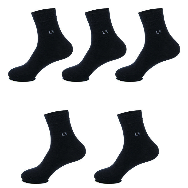 Cotton Crew Socks 5-Pack view 2