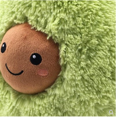 Green avocado plush toy pillow – view 3