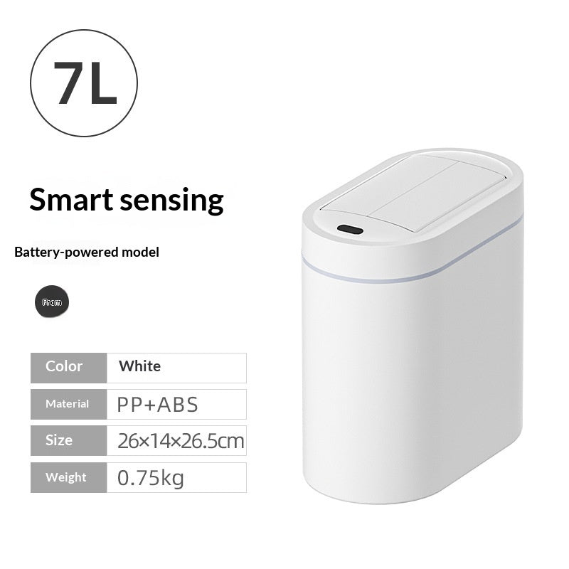 Sensor bathroom trash can