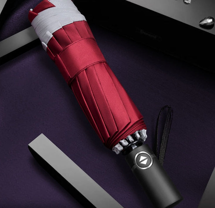 Inverted Windproof Travel Umbrella view 2